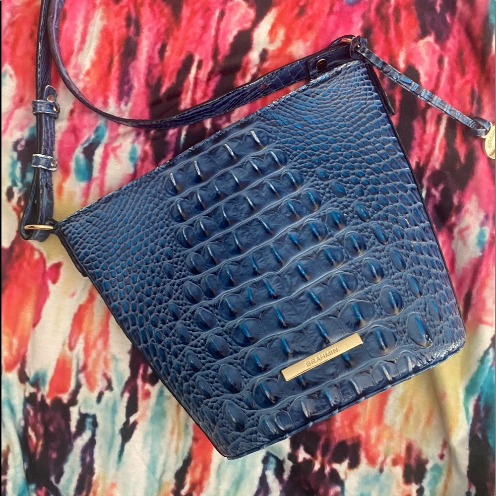 ❤️ Brahmin Mini Quinn Crossbody Bucket Bag